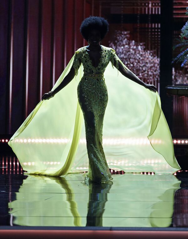 Представительница Ямайки на конкурсе красоты Мисс Вселенная-2017 в Лас-Вегасе - Sputnik Таджикистан