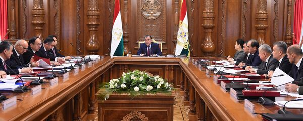 Правительственное заседание Правительственное заседание - Sputnik Тоҷикистон