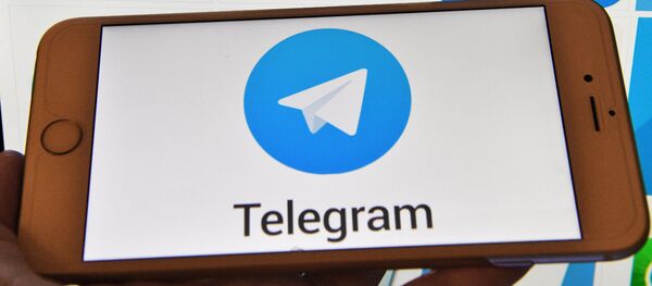 Мессенджер Telegram, архивное фото - Sputnik Таджикистан