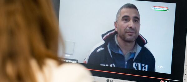 Кадр из программы Сипар телевидение Точикистон Кадр из программы Сипар телевидение Точикистон - Sputnik Тоҷикистон