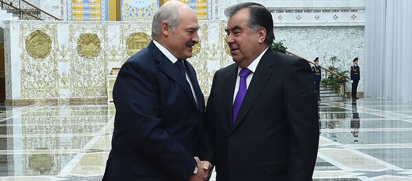 Президент РТ Эмомали Рахмон и президент Белоруссии Александр Лукашенко - Sputnik Таджикистан