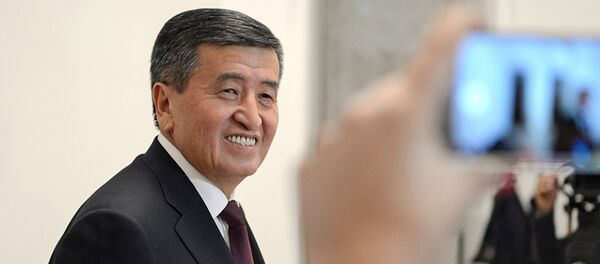 Президент Кыргызстана Сооронбай Жээнбеков, архивное фото - Sputnik Таджикистан