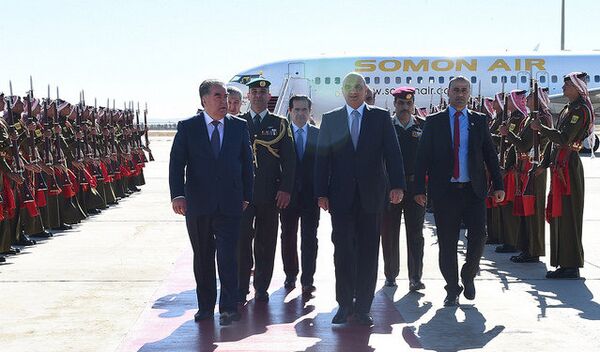 Оғози сафари расмӣ дар Шоҳигарии Ҳошимии Урдун - Sputnik Тоҷикистон