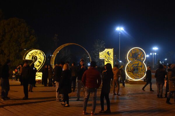 Новогодний Душанбе - Sputnik Тоҷикистон