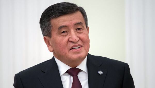 Президент Кыргызстана Сооронбай Жээнбеков  - Sputnik Тоҷикистон