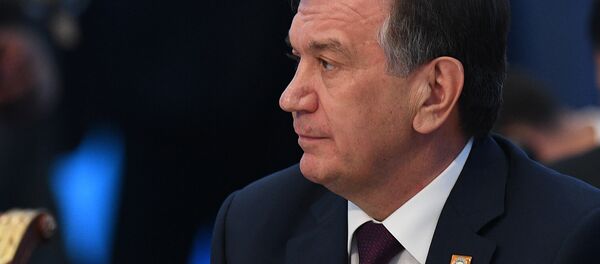 Президент Узбекистана Шавкат Мирзиеев на заседании совета глав государств - членов Шанхайской организации сотрудничества (ШОС) в расширенном составе - Sputnik Таджикистан