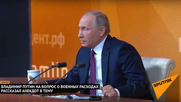 Путин рассказал анекдот - Sputnik Тоҷикистон