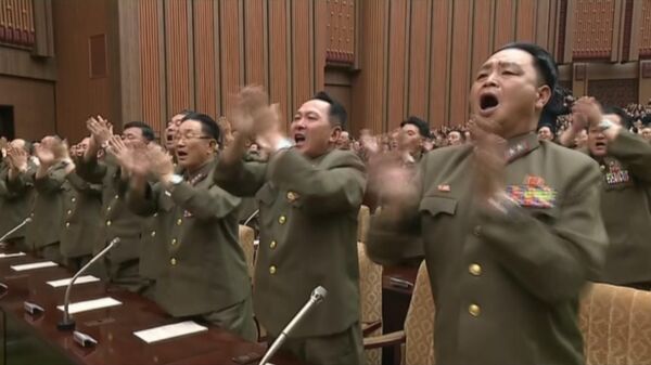 В парламенте Северной Кореи, архивное фото - Sputnik Таджикистан
