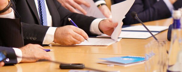 Подпись документов, архивное фото - Sputnik Таджикистан