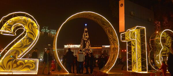 Новогодний Душанбе - Sputnik Тоҷикистон