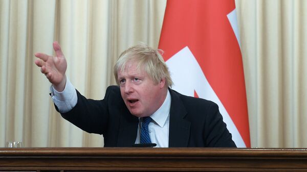 Министр иностранных дел Великобритании Борис Джонсон  - Sputnik Таджикистан