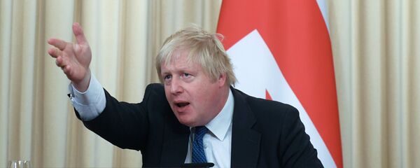 Министр иностранных дел Великобритании Борис Джонсон  - Sputnik Тоҷикистон