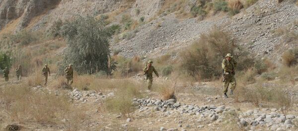 Таджикские пограничники патрулируют таджикско-афганскую границу. Архивное фото. - Sputnik Таджикистан