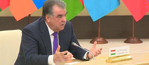 Выступление президента Таджикистана Эмомали Рахмона на неформальном саммите глав СНГ - Sputnik Тоҷикистон