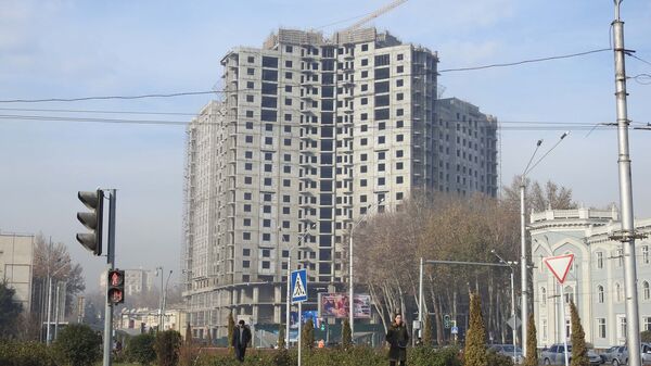 Новостройка у площади Садбарг, архивное фото - Sputnik Таджикистан