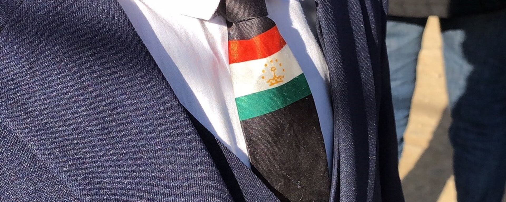 Галстук с флагом Таджикистана - Sputnik Таджикистан, 1920, 12.05.2021