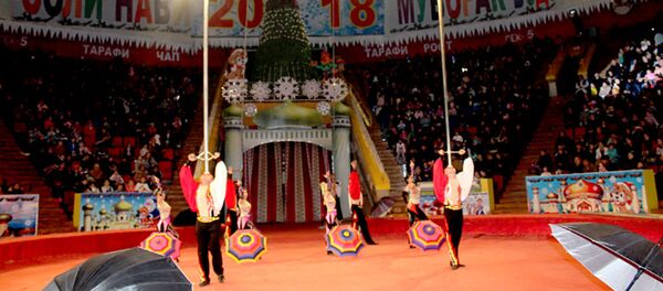 Артисты цирка, архивное фото Артисты цирка, архивное фото - Sputnik Таджикистан