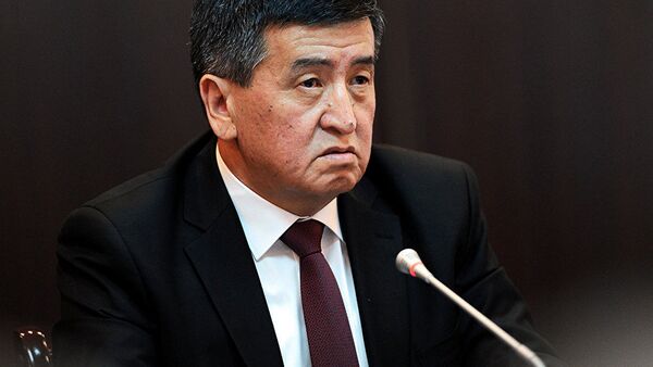 Премьер-министр Сооронбай Жээнбеков - Sputnik Таджикистан