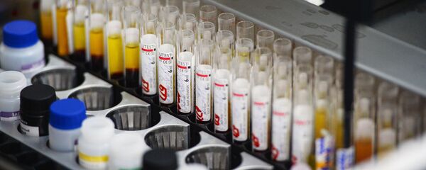 Лаборатория иммуноферментных исследований, архивное фото - Sputnik Таджикистан