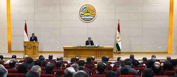 Заседание правительства РТ, архивное фото - Sputnik Тоҷикистон