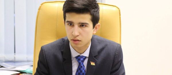 Аминджон Абдурахимов, глава Молодежного общества студентов Таджикистана в Санкт-Петербурге (МОСТ) - Sputnik Тоҷикистон