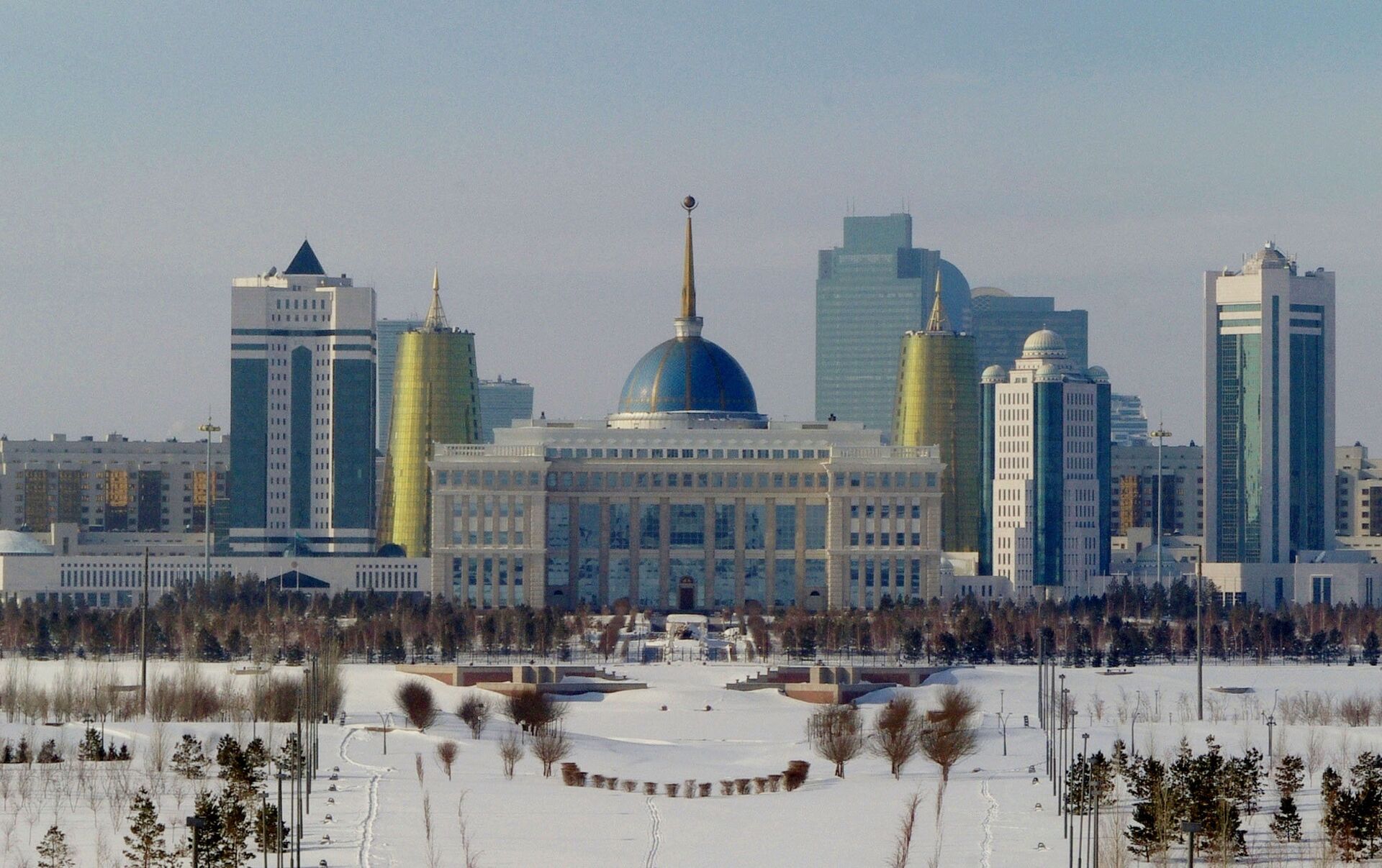 Зима в Казахстане фото