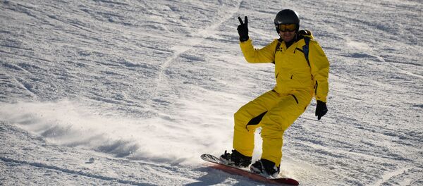 Сноубордист, архивное фото - Sputnik Таджикистан