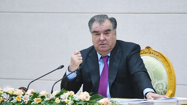Президент Таджикистана Эмомали Рахмон, архивное фото - Sputnik Тоҷикистон