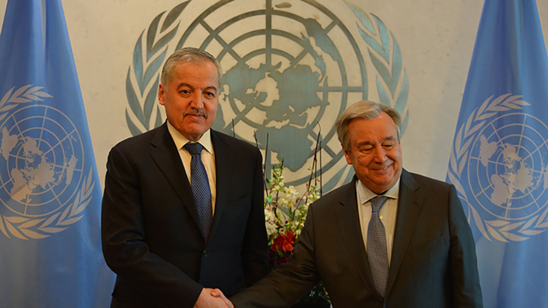 Встреча Министра иностранных дел Таджикистана с Генеральным секретарем ООН - Sputnik Таджикистан, 1920, 02.10.2021