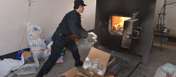 В печи АКН РТ сожгли незаконные наркотические вещества, архивное фото - Sputnik Таджикистан