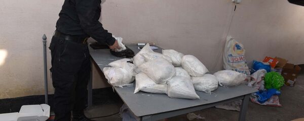 Уничтожение незаконных наркотических веществ, архивное фото - Sputnik Тоҷикистон