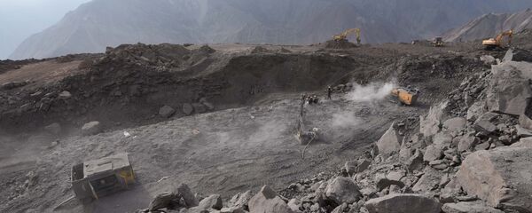 Угольное месторождение КАНТЕ компании Талко, архивное фото - Sputnik Таджикистан