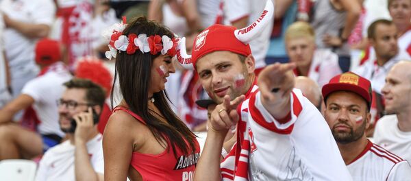 Польские болельщики, архивное фото - Sputnik Таджикистан