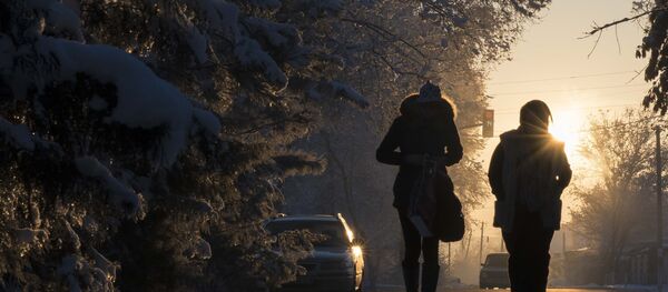 Морозное утро - Sputnik Тоҷикистон