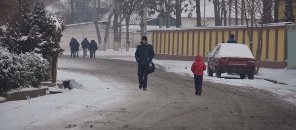 Город Душанбе зимой, архивное фото - Sputnik Тоҷикистон