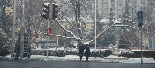 Город Душанбе зимой, архивное фото - Sputnik Тоҷикистон