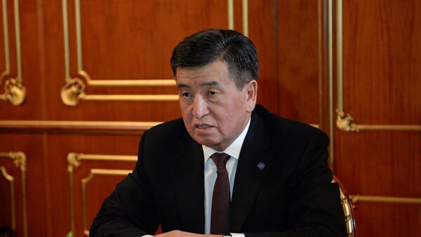 Президент Кыргызстана Сооронбай Жээнбеков, архивное фото - Sputnik Таджикистан