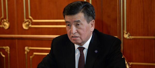 Президент Кыргызстана Сооронбай Жээнбеков, архивное фото - Sputnik Тоҷикистон