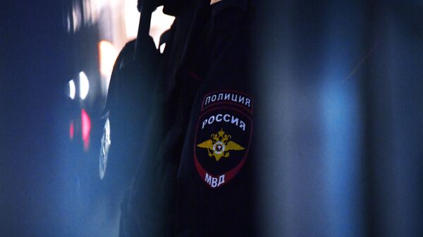 Нашивка на рукаве сотрудника полиции в России, архивное фото - Sputnik Таджикистан