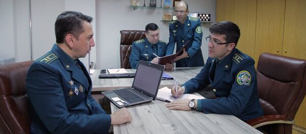 Сотрудники МВД Узбекистана - Sputnik Тоҷикистон