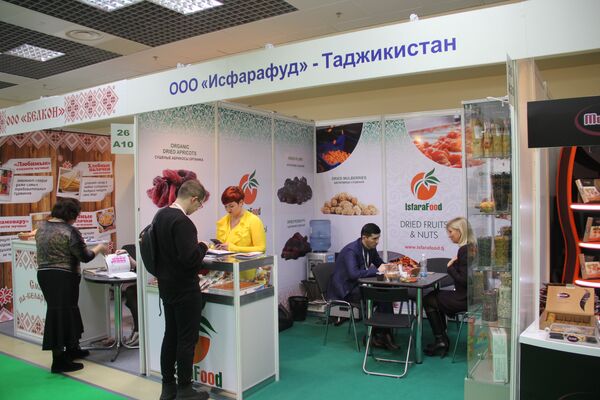 Компания Исфарафуд на выставке Продэкспо в Москве Компания Исфарафуд на выставке Продэкспо в Москве - Sputnik Таджикистан