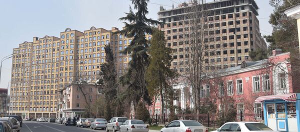 Новостройки в городе Душанбе, архиное фото - Sputnik Тоҷикистон