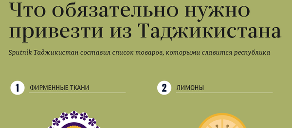 Что обязательно нужно привезти из Таджикистана - Sputnik Таджикистан