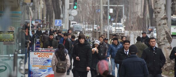 Зима в Душанбе - Sputnik Тоҷикистон