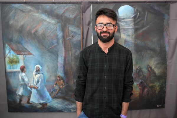 Художник Шоназаров Бахтиёр, архивное фото - Sputnik Тоҷикистон