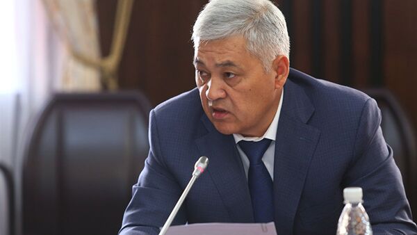 Директор Антикоррупционной службы ГКНБ Дуйшенбек Чоткараев, архивное фото - Sputnik Таджикистан