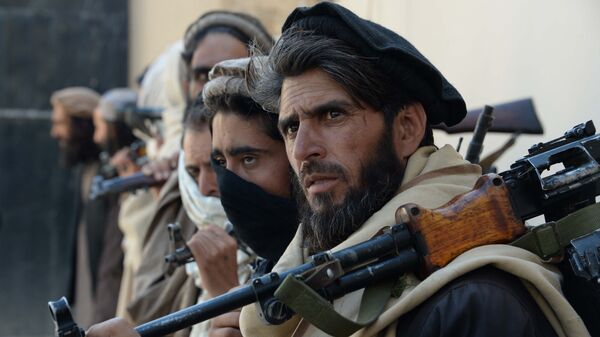 Члены движения Талибан (запрещено в РФ), Афганистан. Архивное фото - Sputnik Тоҷикистон