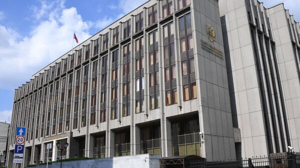 Здание Совета Федерации Федерального собрания Российской Федерации - Sputnik Таджикистан