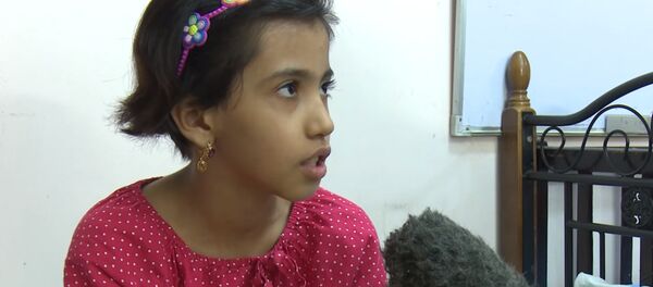 Таджикская девочка Марьям, найденная в Ираке - Sputnik Тоҷикистон