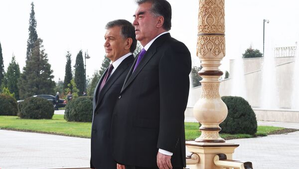 Шавкат Мирзиёев и Эмомали Рахмон - Sputnik Таджикистан